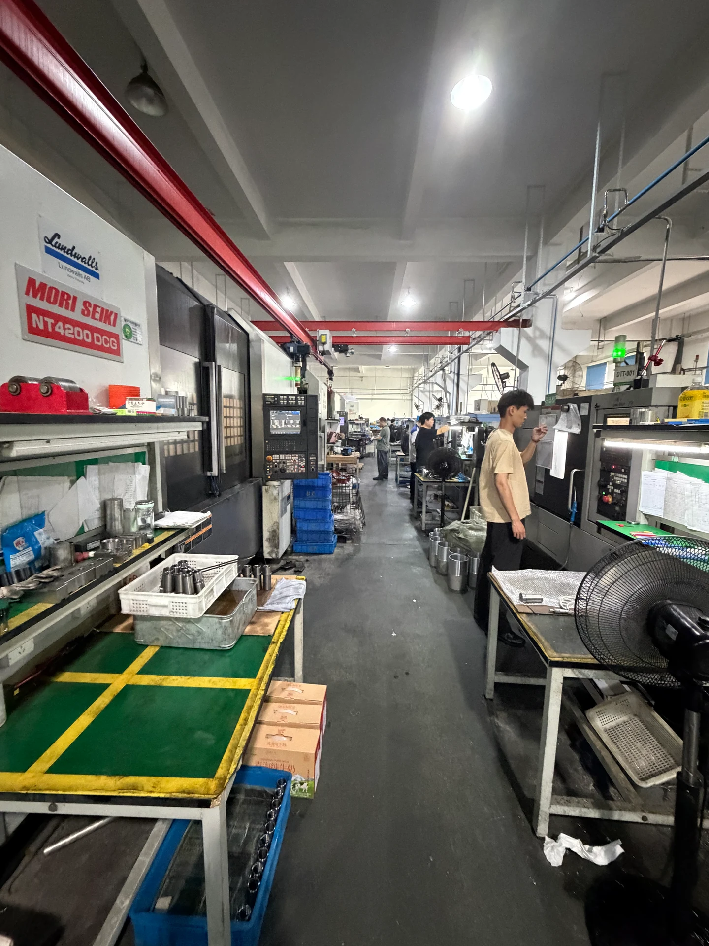 Turn-mill machining area