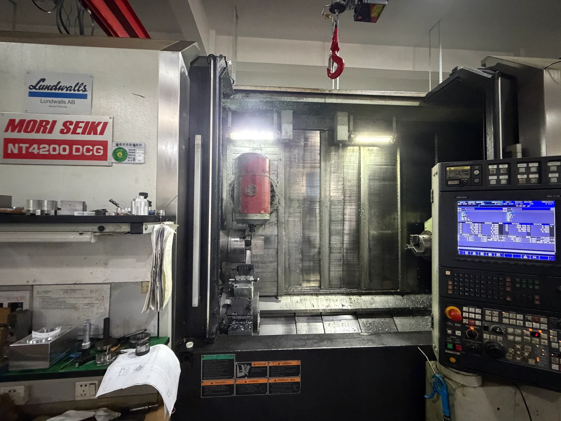 Mori Seiki NT4200 machining center