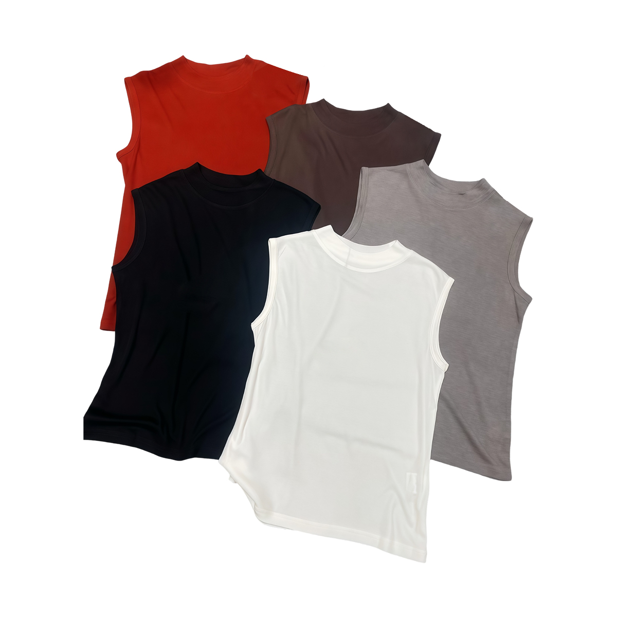 9053 Tencel Wool Rib Tank Tops