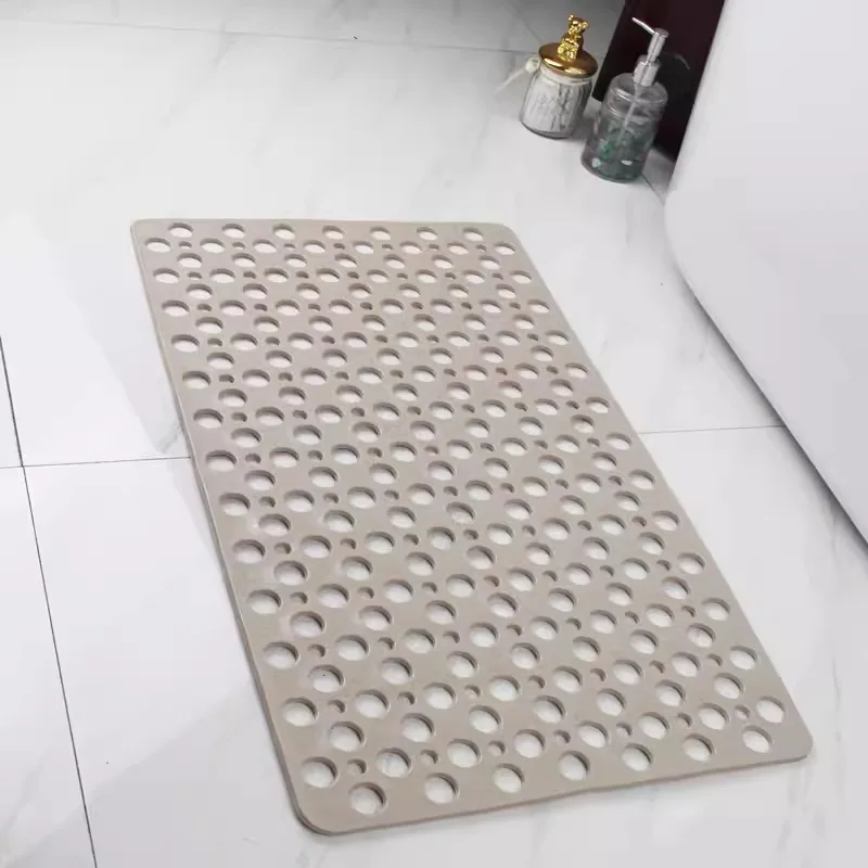 Bathroom Non-slip PVC Mat Classic Cell Design Solid Pattern Eco-Friendly TUV Certified Machine Made Massage Foot Elderly