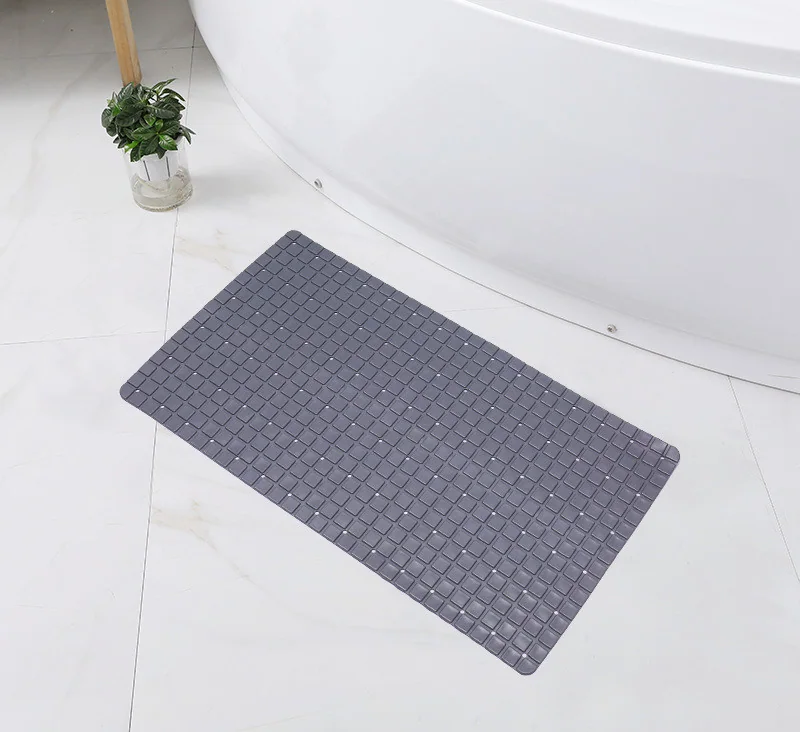 Rectangular Shape Solid Cell Design Eco-Friendly Anti-slip Non-Slip Shower Mat for Bathroom PVC