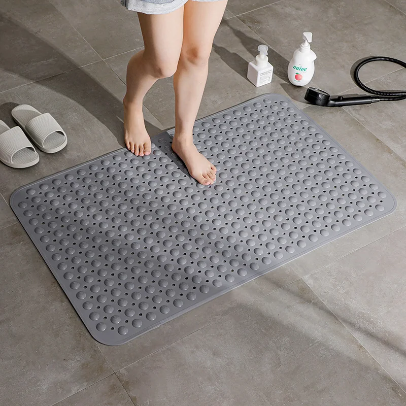 Luxury Solid Eco-Friendly PVC Hard Bath Mat with Massage Function Anti-Slip for Shower Room Hotel & Bathroom