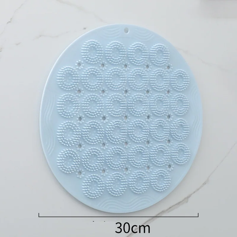 Hoye Non Slip Bath Mat Solid TPE Anti-Slip Massage Eco-Friendly Comfortable Bathroom