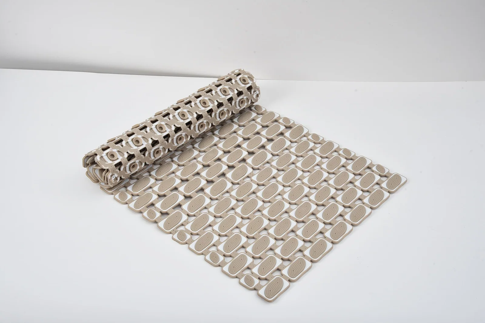 New Design TPE Rectangle Anti-Slip Bath Mat Shower Mat Environmental Protection Modern for Bathroom Toilet Shower