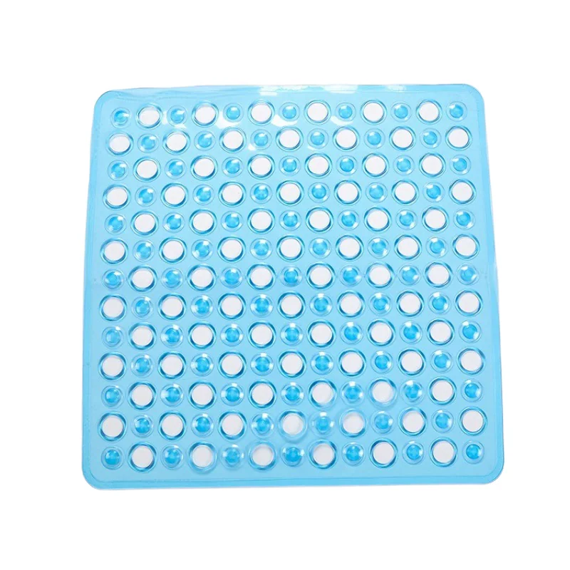 Modern Bathtub Mat Solid PVC Eco-Friendly Large Suction Cup Non-Slip for Hotel Bathroom Tile Floor Shower Room