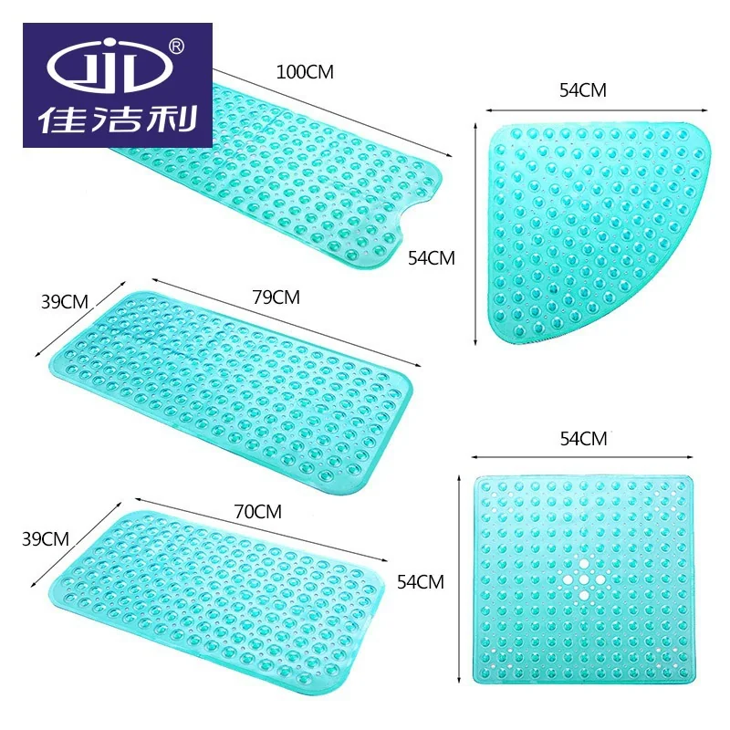 Crazy Sell Non-Slip Luxury PVC Bath Mat Eco-Friendly Waterproof Bathroom Rug for Shower