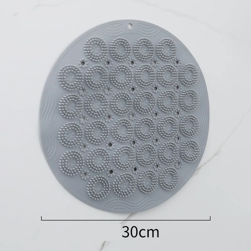 Hoye Craft Non Slip Bath Mat Solid PVC Anti-Slip Massage Eco-Friendly