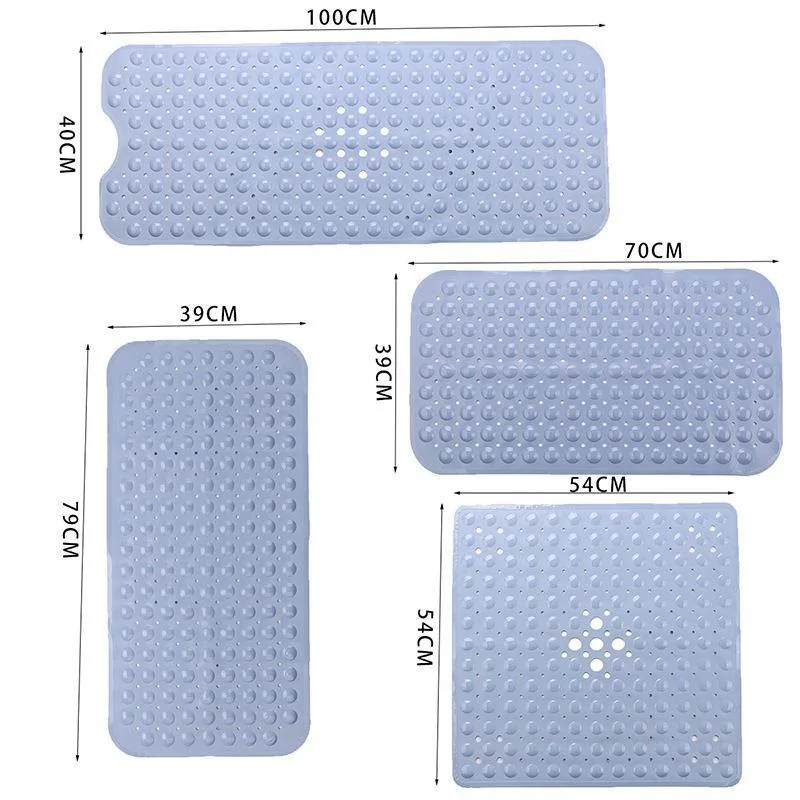 JIAJIE Home Bathroom Non-Slip PVC Shower Mat Eco-Friendly Solid Pattern Classic Machine Made Rhombus Design China