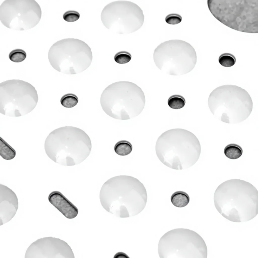 Square PVC Solid Anti-Slip Eco-Friendly Shower Stall Mat for Bathroom Floors with Secure Suction Cups and Drain Holes