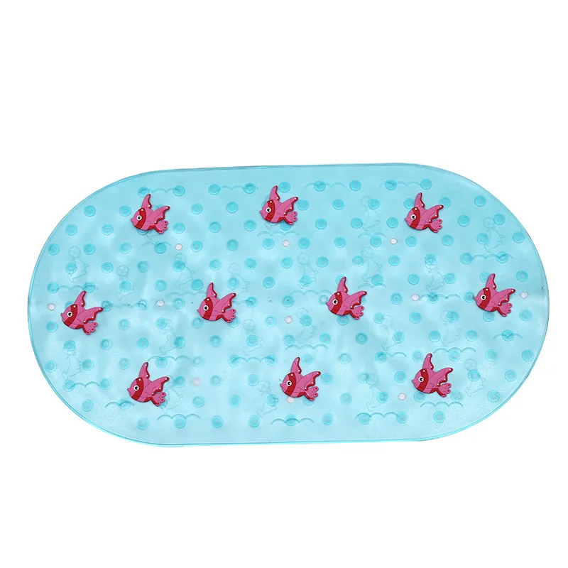 Hot Selling Non-Slip Eco-Friendly PVC Bath Mat Solid Pattern Classic Design Machine Made Massage Function TUV Certified Shower