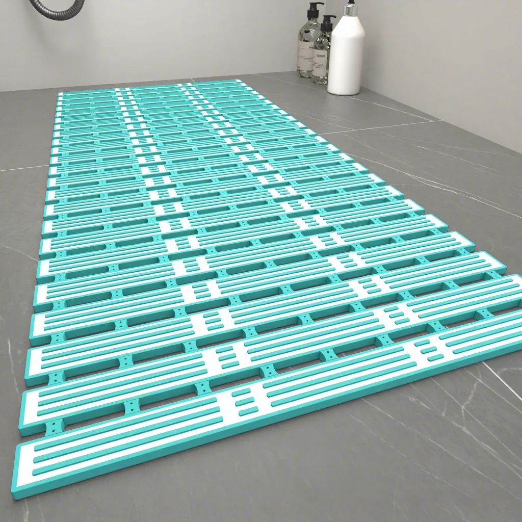 TPE Non-slip Anti Slip Massage Eco-Friendly Hard Mat for Bath Room Shower and Bathtub Feet Mat