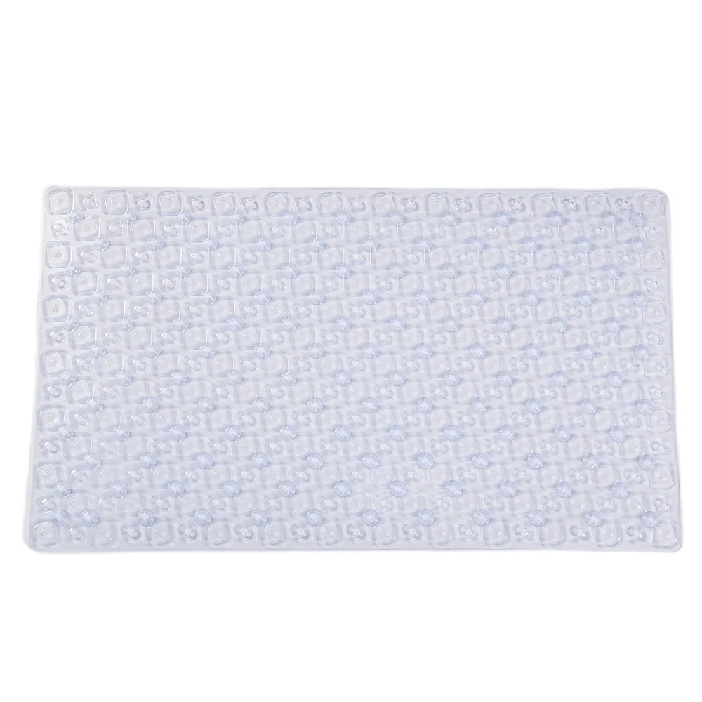 2024 New Design PVC Non Slip Solid Eco-Friendly Shower Bathtub Mat with Suction Cups for Bath Room
