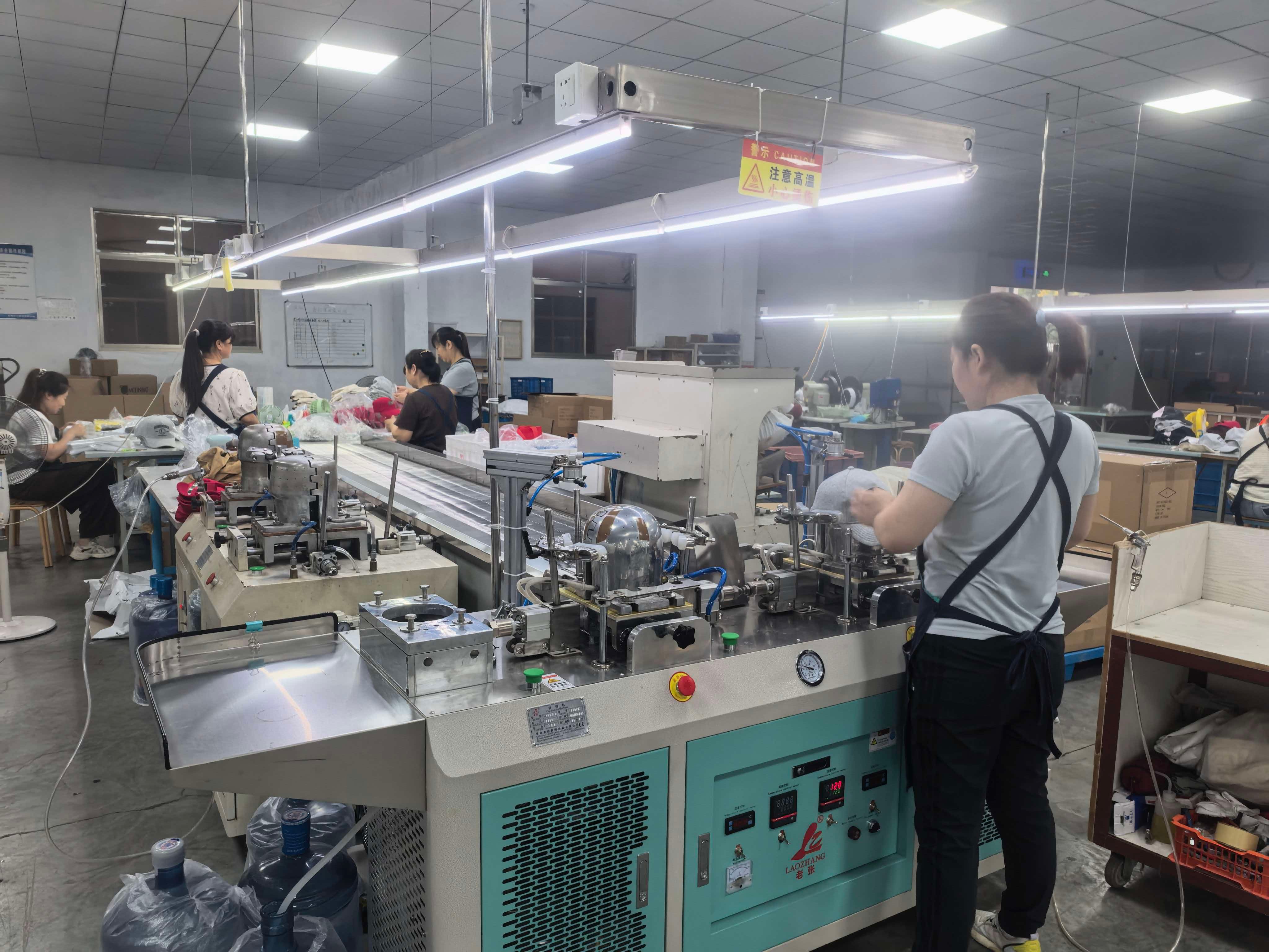 Customer supplied photograph: production equipment