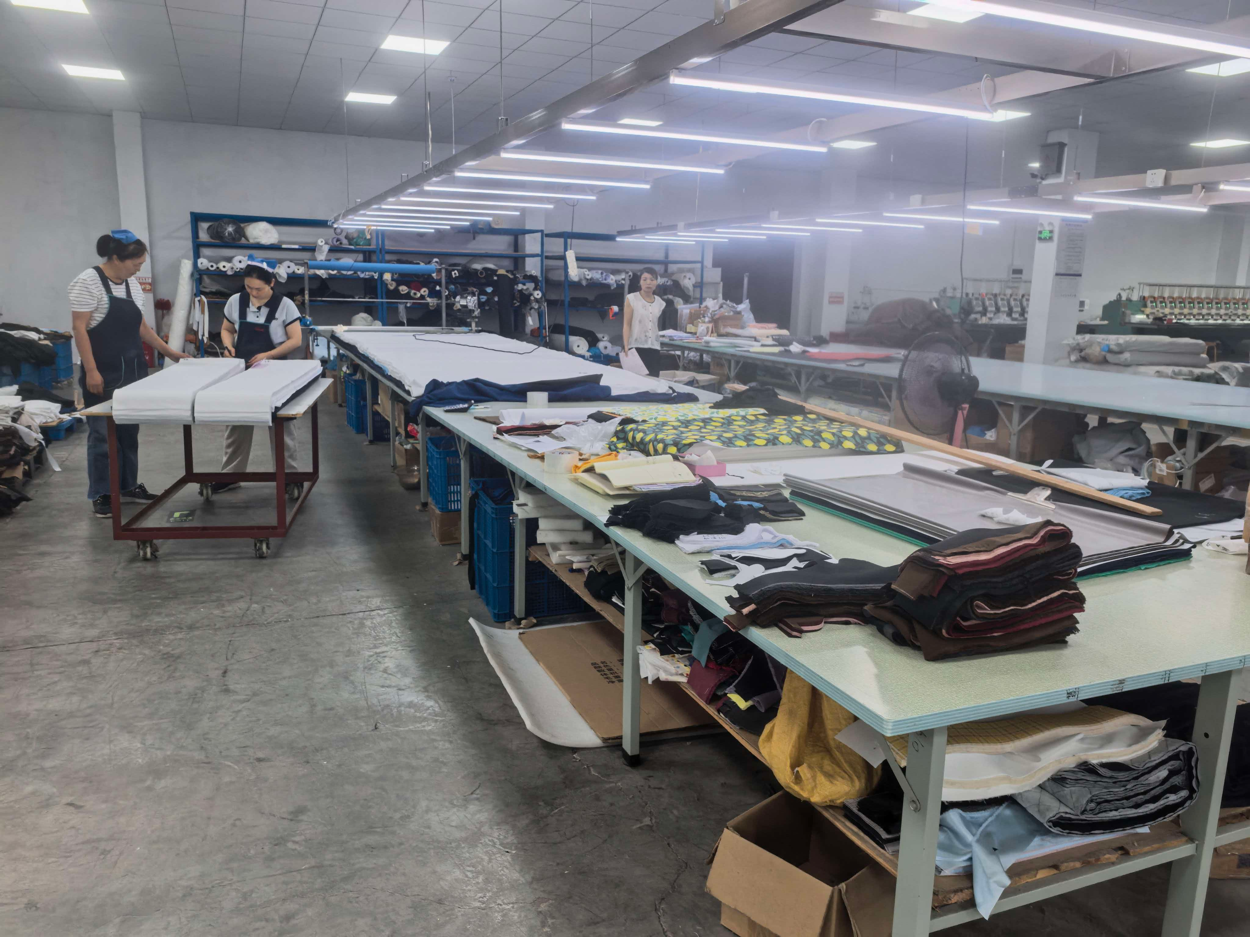 Customer supplied photograph: cutting tables
