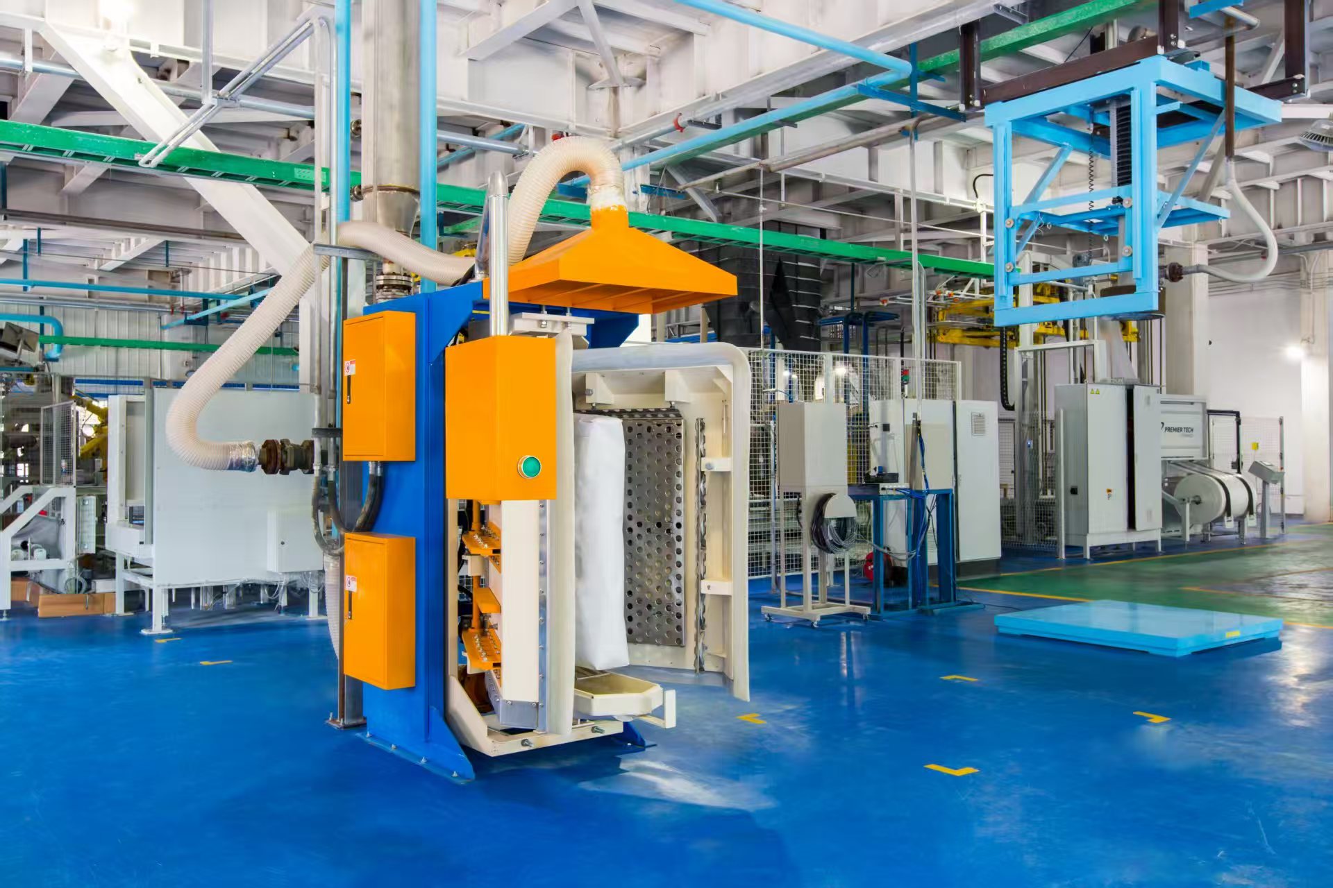 Automated material production line