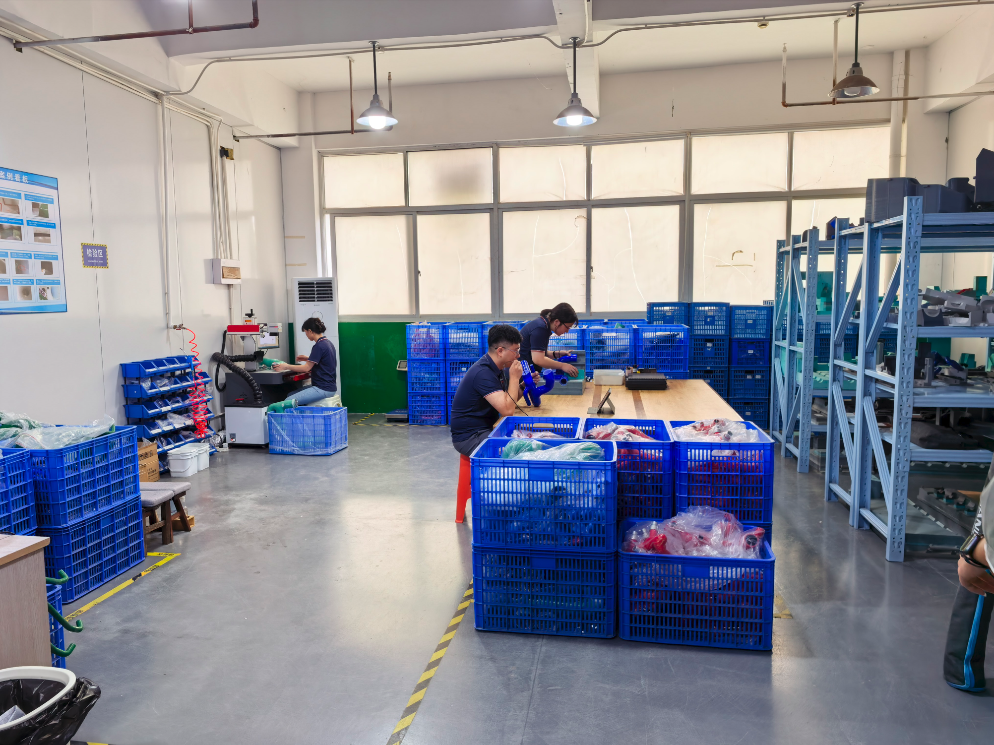Production and storage area