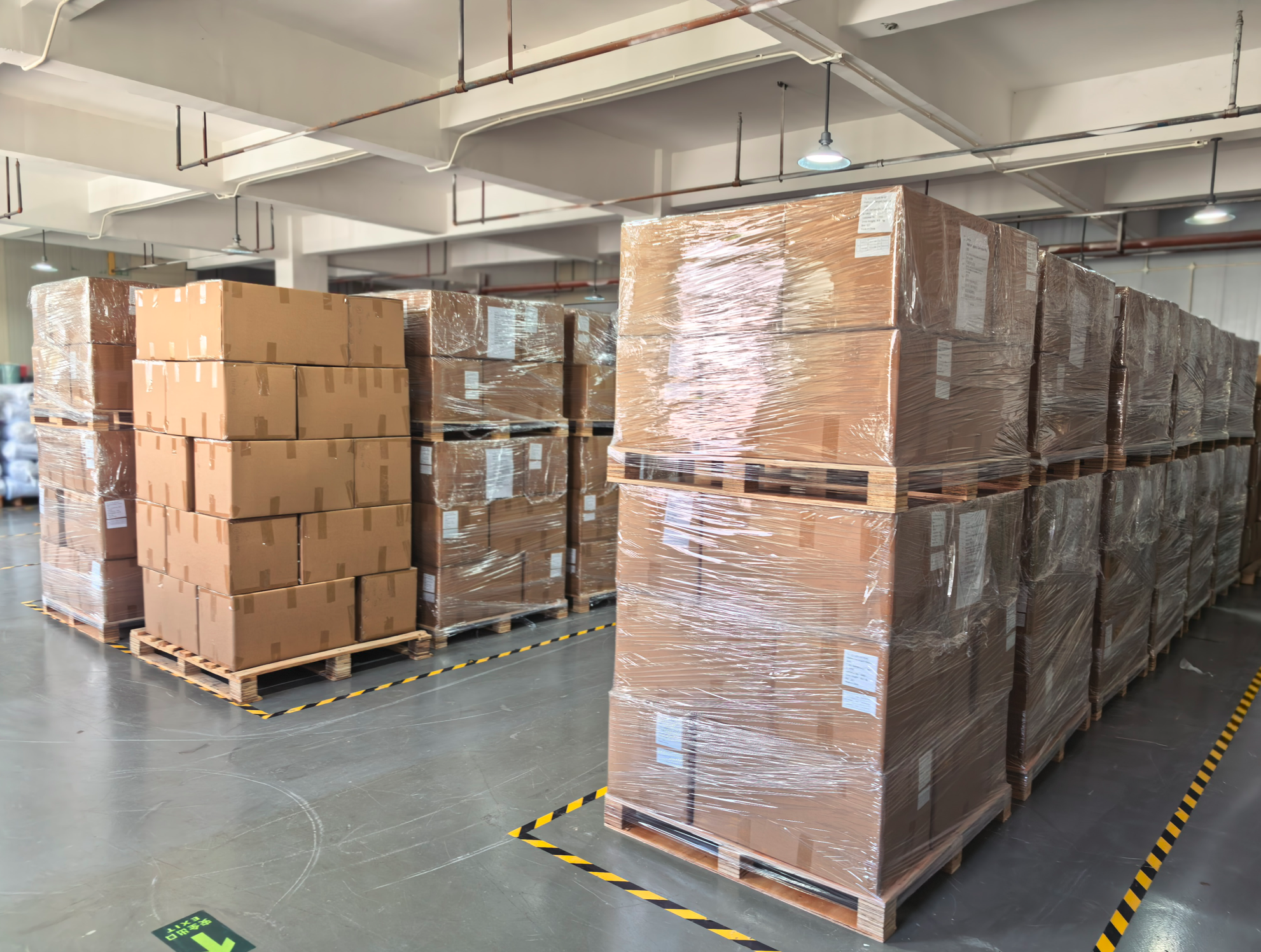 Finished-goods warehouse
