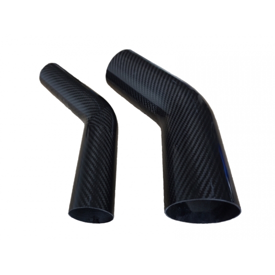 45 Degree Carbon Fiber Elbow Pipe Tube