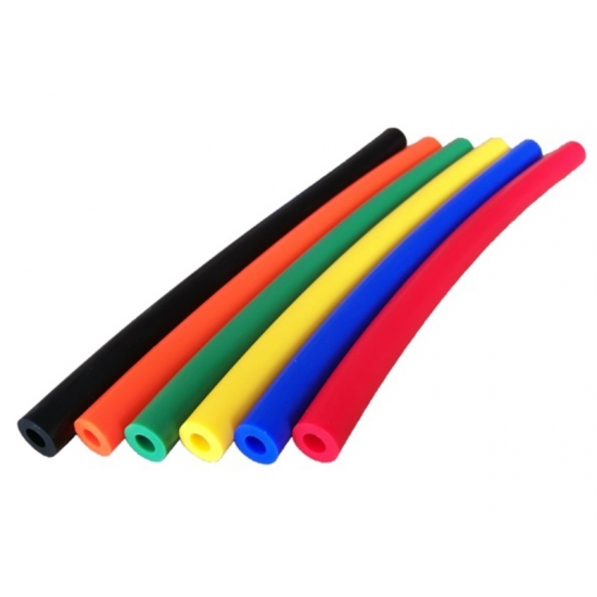 Colored Silicone Tubing Purple Lime Green Orange Yellow