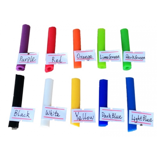 Colored Silicone Tubing Purple Lime Green Orange Yellow view 2