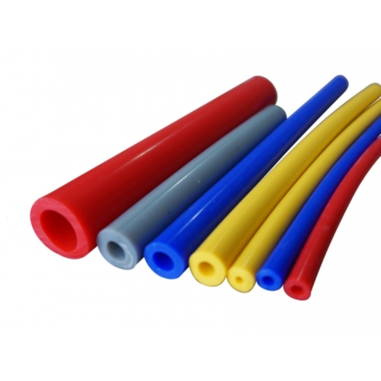 Extruded Silicone Vacuum Hose Tubing Big Size Blue Color view 2