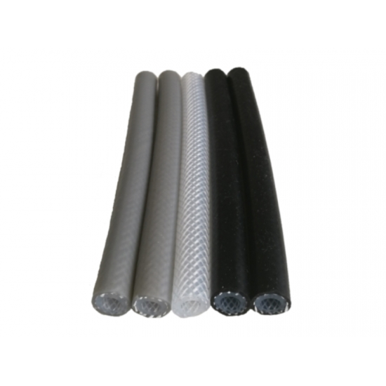 High Temp Silicone Braided Hose Aramid Reinfoced Tubing view 2