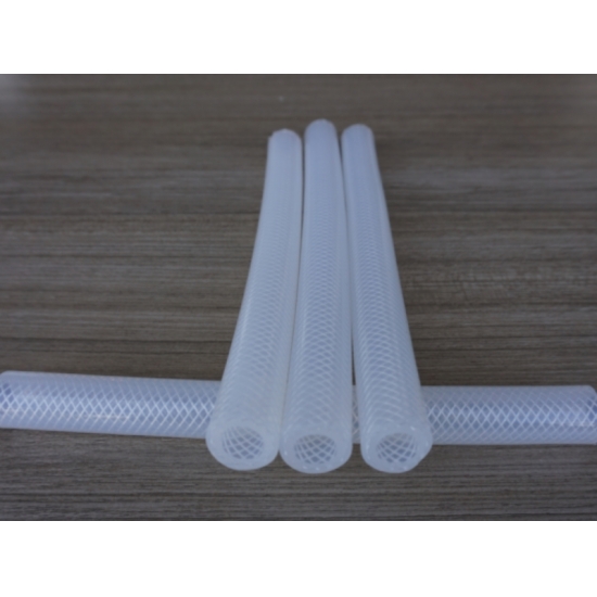 High Temp Silicone Braided Hose Aramid Reinfoced Tubing view 4