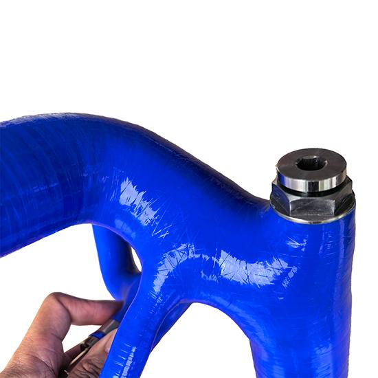 Metal Part on Silicone Hose Aluminum Inserts