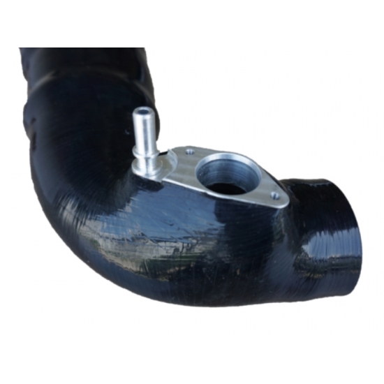 Metal Part on Silicone Hose Aluminum Inserts view 4