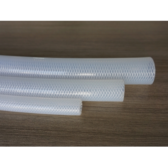 Platinum Cured Reinforced Silicone Hose Braided Tubing view 2
