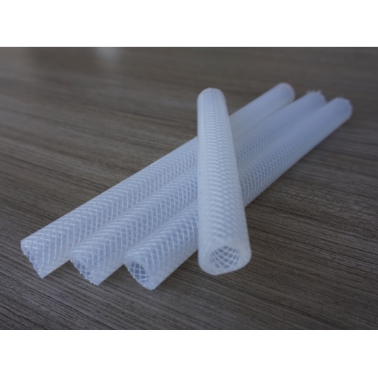 Platinum Cured Reinforced Silicone Hose Braided Tubing view 3