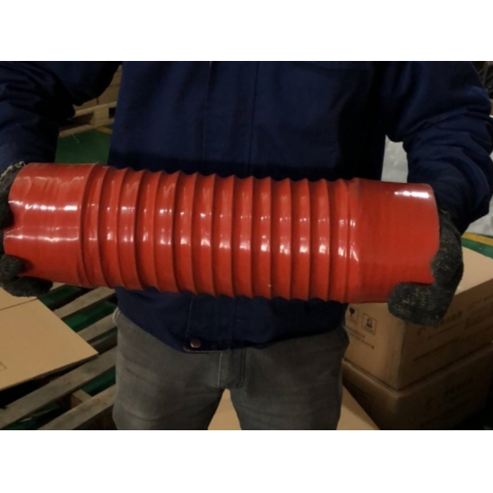 Silicone Rubber Steel Wire Corrugated Hose view 4
