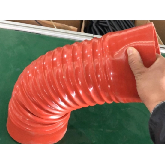 Silicone Rubber Steel Wire Corrugated Hose view 6