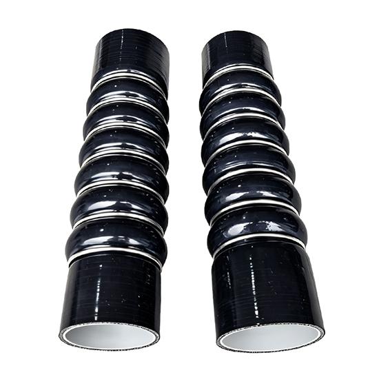 Steel Rings Flexible Radiator Silicone Hose Shock Absorbing